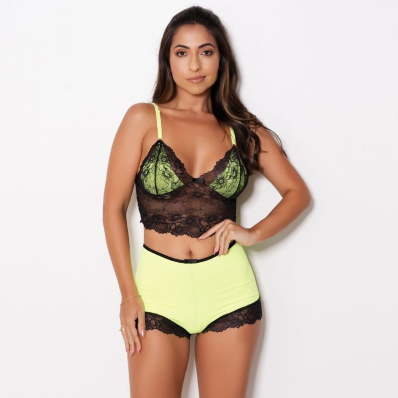 Short Doll Neon com Renda - Image 5